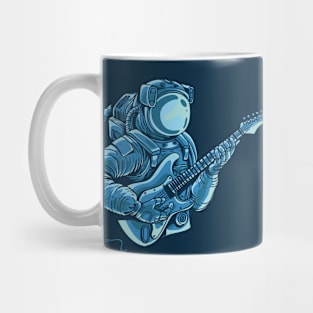 Astronaut Rocking Out in Outer Space Mug